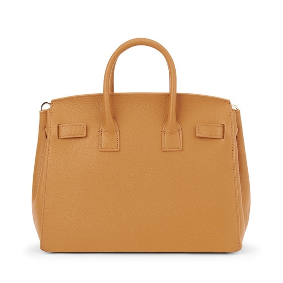 Teddy Blake Gigi Dollarino Bag With Strap in Caramel 11” - Picture 3 of 13